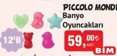 PİCCOLO MONDİ BANYO OYUNCAKLARI 12'Lİ